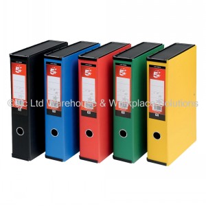 5 Star Office Box File Foolscap 5 Pack